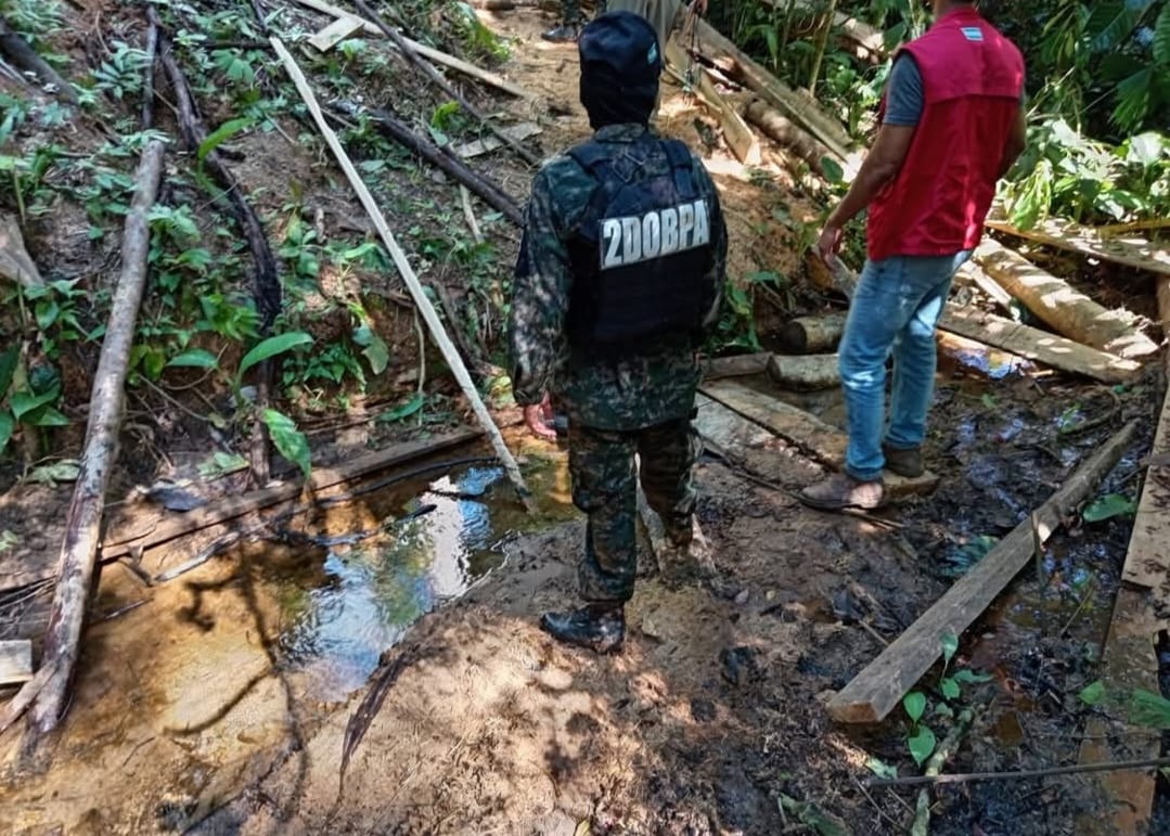 ICF desarrolló operaciones de reconocimiento en la aldea Santa Ana, Municipio de San Francisco, Departamento de Atlántida